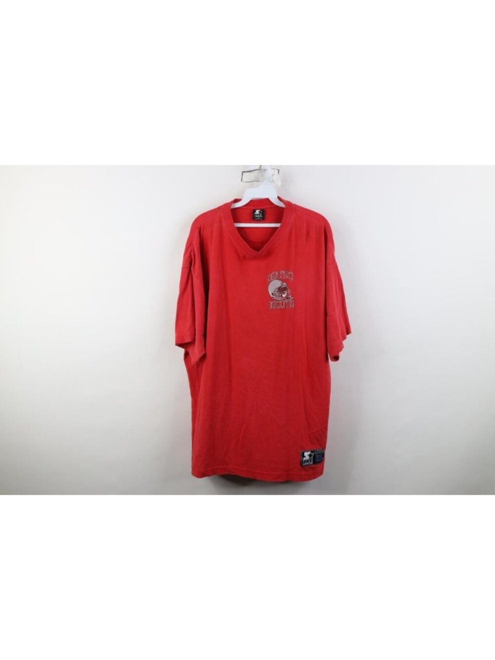 Vintage 90s Starter Mens XL Distressed Ohio State University Football T-Shirt
